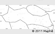 Blank Simple Map of Huangyan, no labels