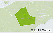 Physical 3D Map of Jiaxing, lighten