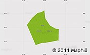 Physical Map of Jiaxing, cropped outside