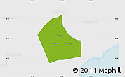 Physical Map of Jiaxing, single color outside
