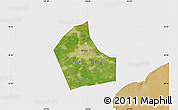 Satellite Map of Jiaxing, single color outside