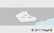 Gray Panoramic Map of Jiaxing, single color outside