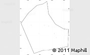 Blank Simple Map of Jiaxing, cropped outside, no labels