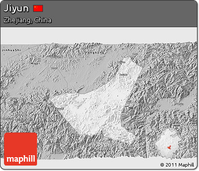Gray 3D Map of Jiyun