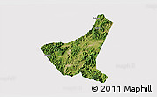 Satellite 3D Map of Jiyun, cropped outside
