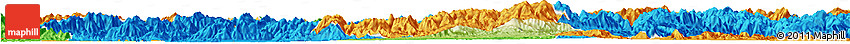 Physical Horizon Map of Jiyun, political outside