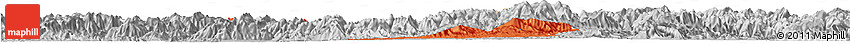 Political Horizon Map of Jiyun, lighten, desaturated