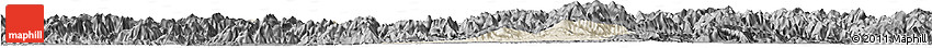 Shaded Relief Horizon Map of Jiyun, darken, desaturated