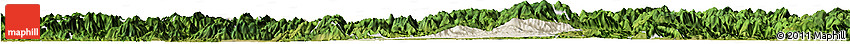 Shaded Relief Horizon Map of Jiyun, satellite outside