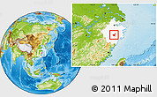 Physical Location Map of Jiyun, highlighted parent region