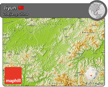 Physical Map of Jiyun