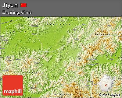 Physical Map of Jiyun