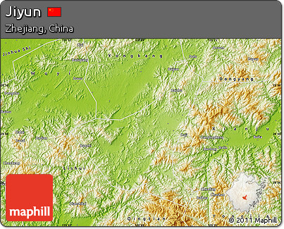 Physical Map of Jiyun