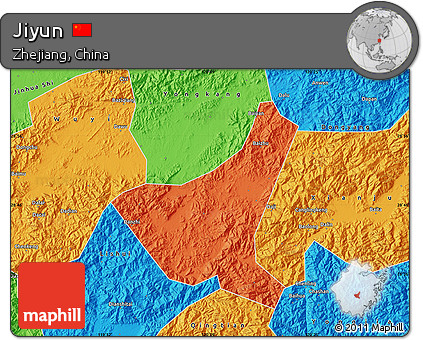 Political Map of Jiyun