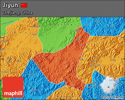 Political Map of Jiyun