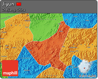 Political Map of Jiyun