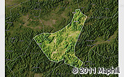 Satellite Map of Jiyun, darken