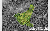 Satellite Map of Jiyun, desaturated