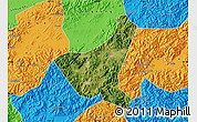Satellite Map of Jiyun, political outside