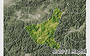 Satellite Map of Jiyun, semi-desaturated