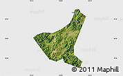 Satellite Map of Jiyun, single color outside