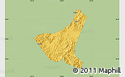 Savanna Style Map of Jiyun, single color outside