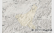 Shaded Relief Map of Jiyun, semi-desaturated