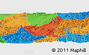 Political Panoramic Map of Jiyun