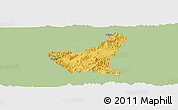 Savanna Style Panoramic Map of Jiyun, single color outside