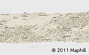 Shaded Relief Panoramic Map of Jiyun