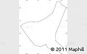 Blank Simple Map of Jiyun, cropped outside, no labels