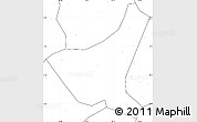 Blank Simple Map of Jiyun, no labels