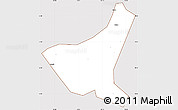 Classic Style Simple Map of Jiyun, cropped outside