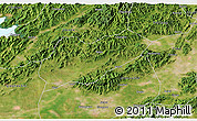Satellite 3D Map of Lanxi