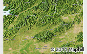 Satellite Map of Lanxi