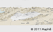 Classic Style Panoramic Map of Lanxi