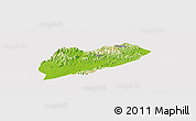 Physical Panoramic Map of Lanxi, cropped outside
