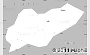 Gray Simple Map of Lanxi