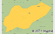 Savanna Style Simple Map of Lanxi