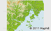 Physical 3D Map of Leqing