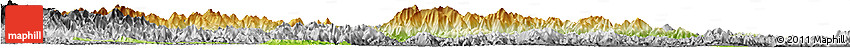 Physical Horizon Map of Linan, desaturated