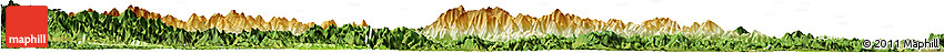 Physical Horizon Map of Linan, satellite outside