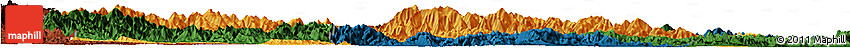 Political Horizon Map of Linan, darken