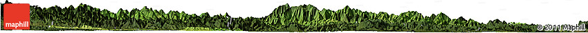 Satellite Horizon Map of Linan, darken