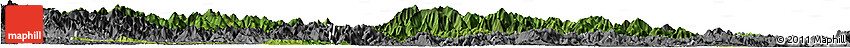 Satellite Horizon Map of Linan, desaturated