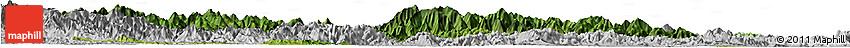 Satellite Horizon Map of Linan, lighten, desaturated