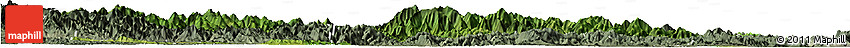 Satellite Horizon Map of Linan, semi-desaturated