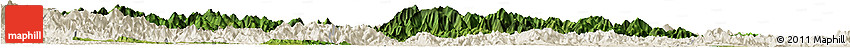 Satellite Horizon Map of Linan, shaded relief outside