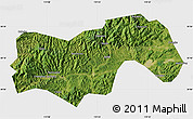 Satellite Map of Linan, single color outside