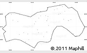 Blank Simple Map of Linan, cropped outside, no labels